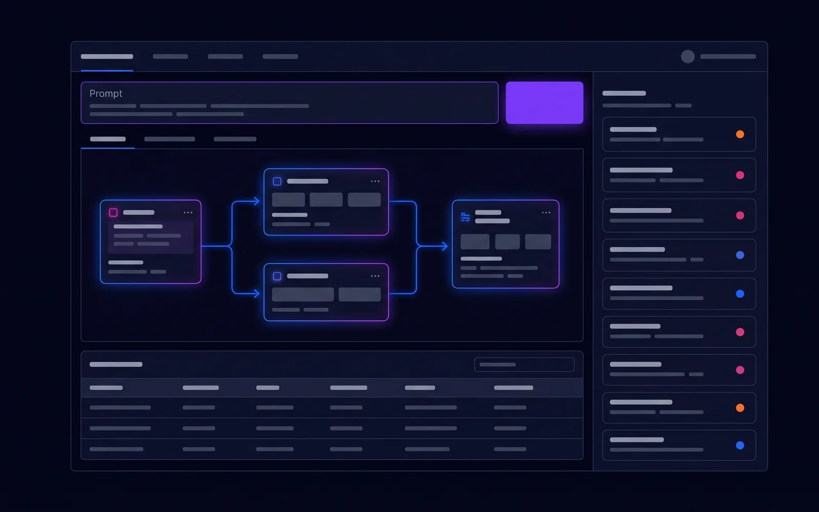 Zrzut ekranu aplikacji: AI Orchestrator