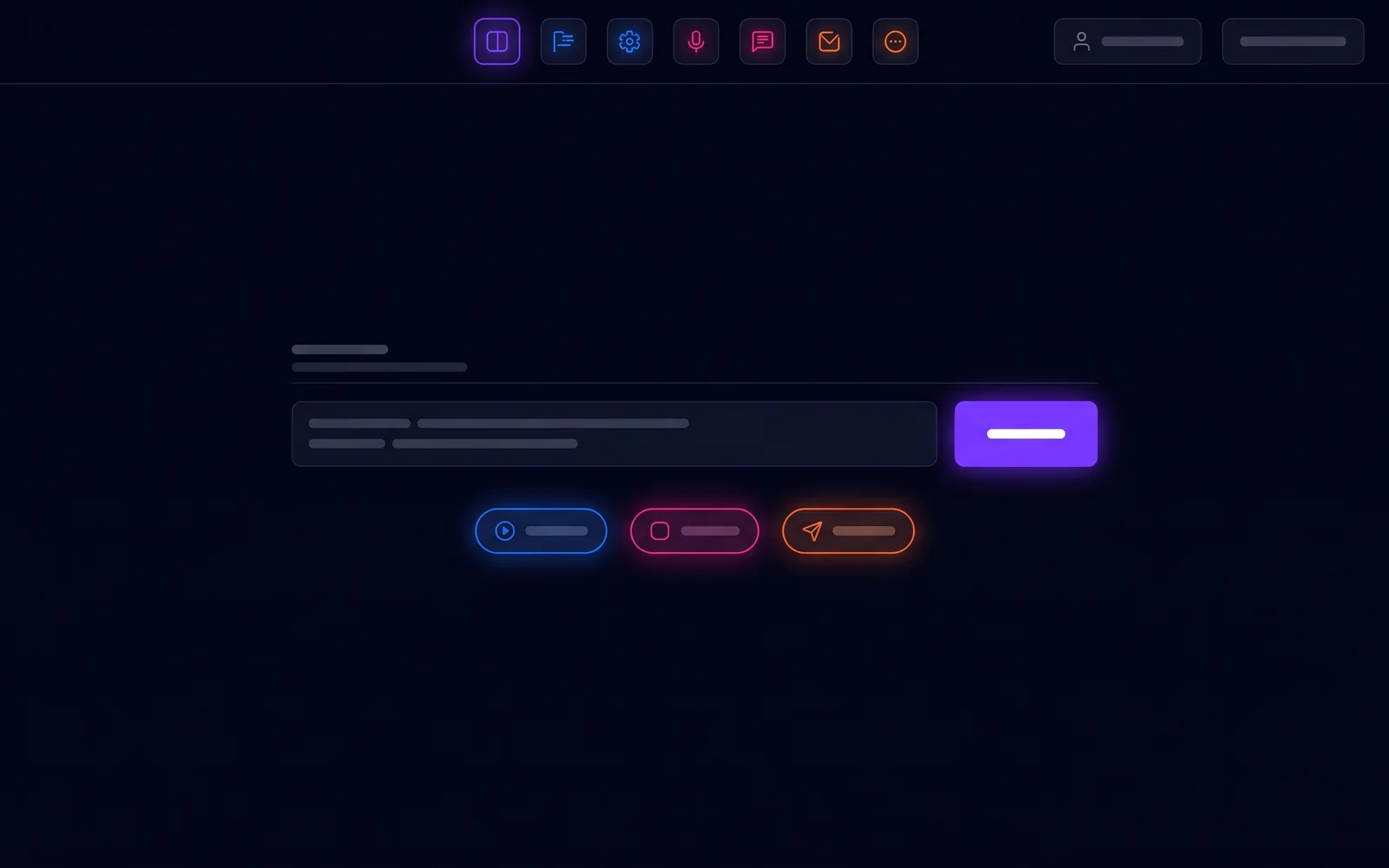 Zrzut ekranu aplikacji: AI Orchestrator