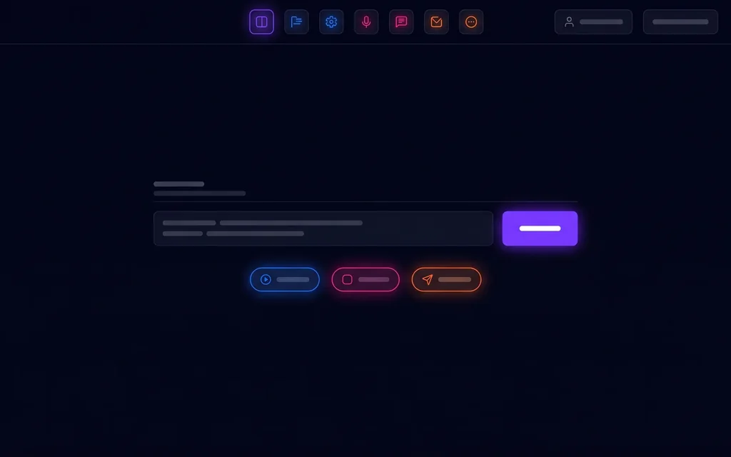 Skærmbillede af applikationen: AI Orchestrator